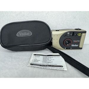 VIVITAR PN2011 35mm Film Camera Panoramic Focus Free Point and Shoot -MINT